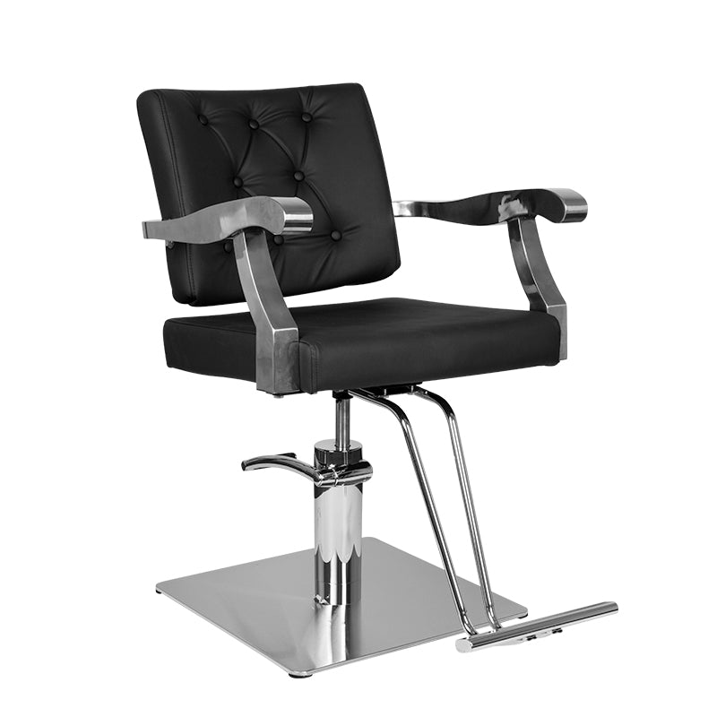 Friseurstuhl Gabbiano Lyon Schwarz