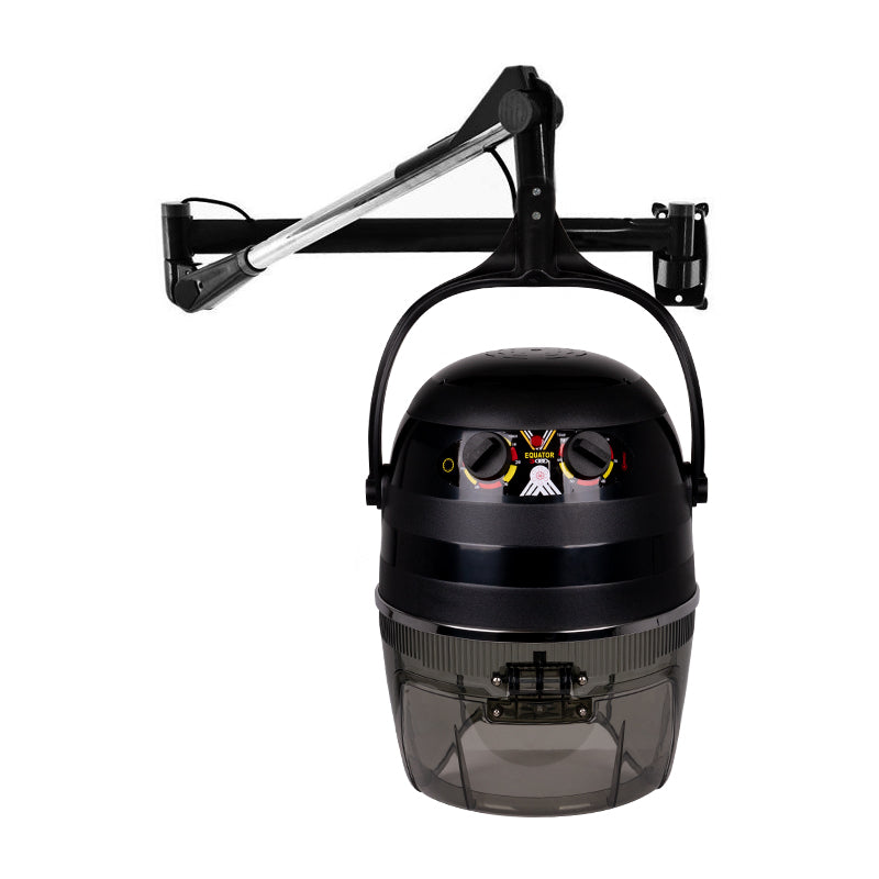Trockenhaube mit Wandarm Gabbiano 1600A Single Speed Schwarz