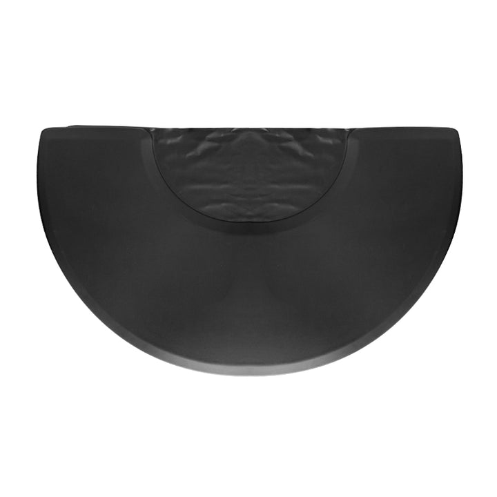Friseurmatte für Friseurstuhl Halbrund Schwarz - Bild 2