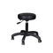 Arbeitshocker Höhenverstellbar Eco Leder AM-303-2 Schwarz
