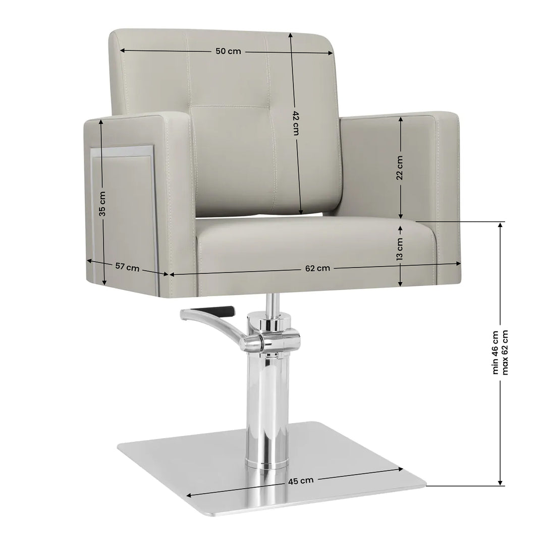 CAPELLO Friseurstuhl CUBO – Bequemer Bedienstuhl Für Friseureinrichtung, Polen