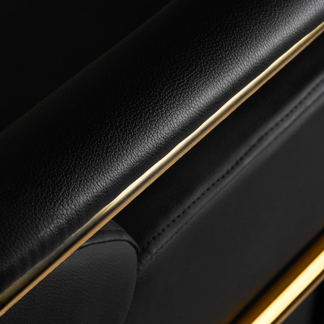 Friseur Waschbecken Gabbiano Mayka Gold Schwarz - Bild 7