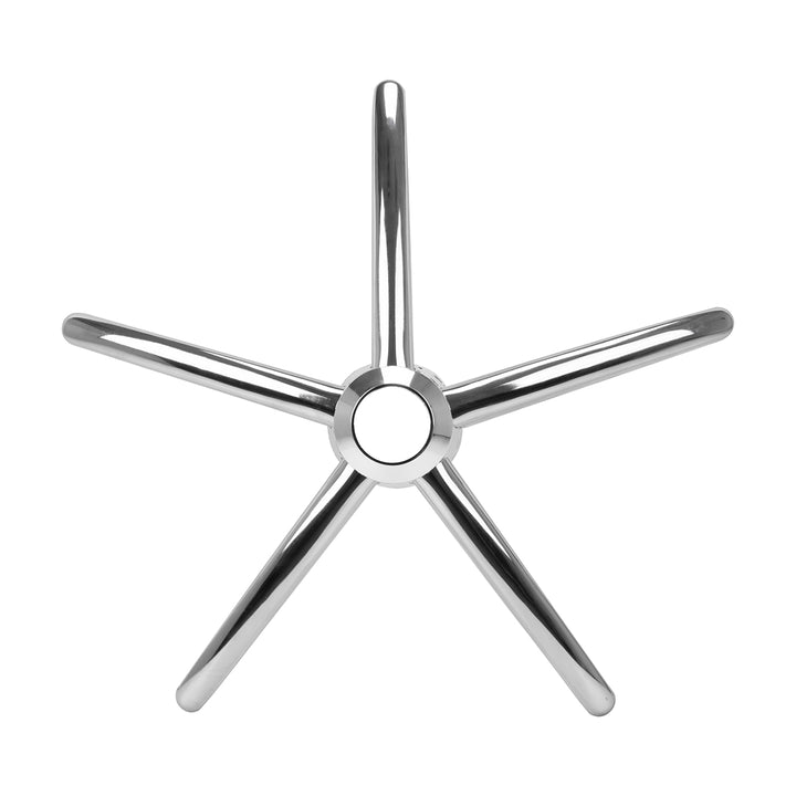 Hocker Fußkreuz 5-Stern Chrom ohne Rollen Activeshop - Bild 2