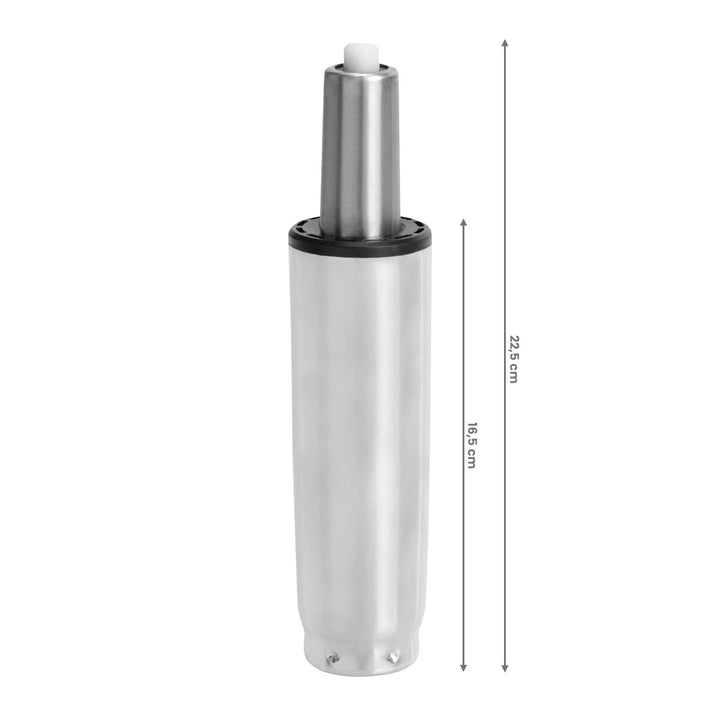 Gasdruckfeder Hocker Kurz Chrom - Bild 3