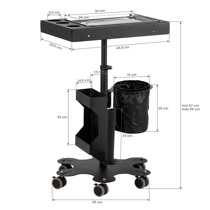 Kosmetikwagen Pro-Ink 716C Schwarz - Bild 7