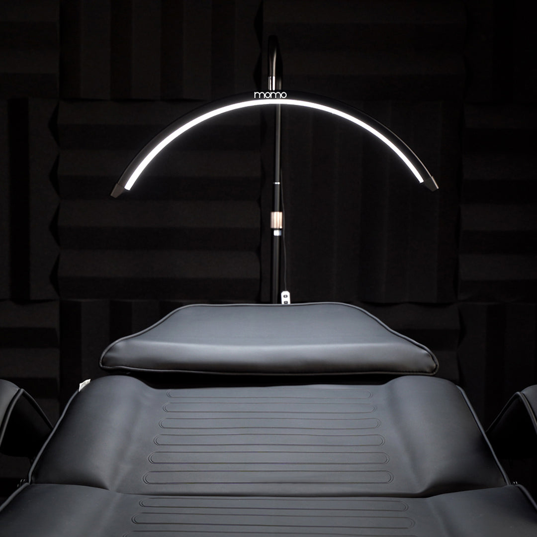Wimpernlampe LED mit Stativ und einstellbarer Farb- und Lichtintensität Momo Moon MX6 Weiß - Bild 14