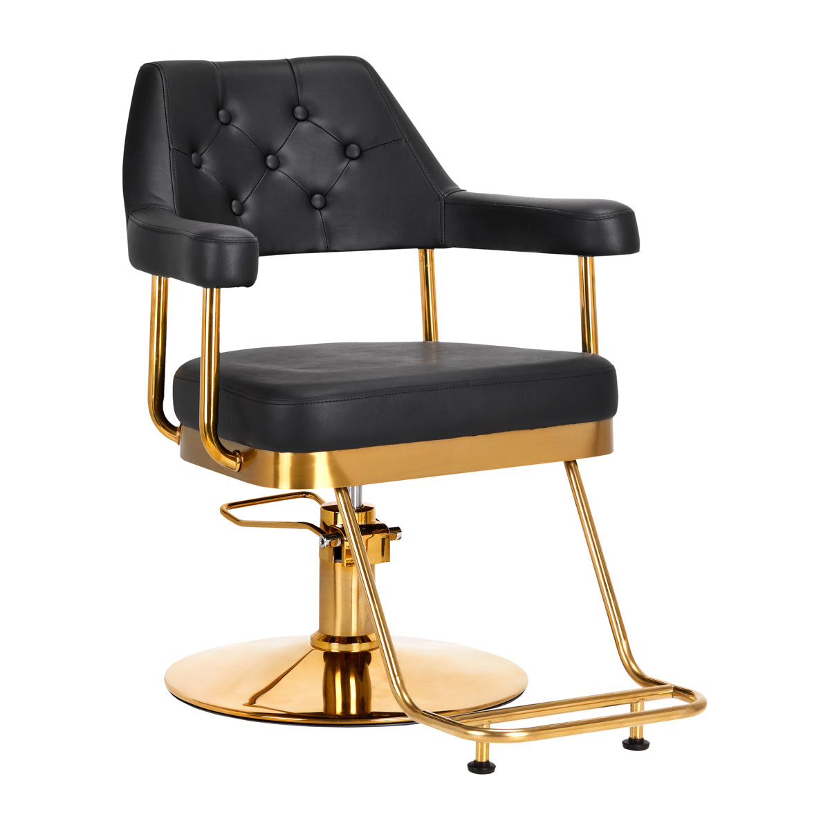Friseurstuhl Gabbiano Granada Gold Schwarz