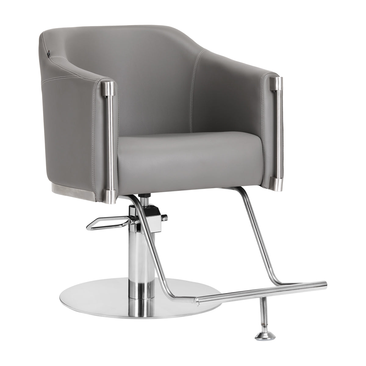 Friseurstuhl Gabbiano Burgos Grau