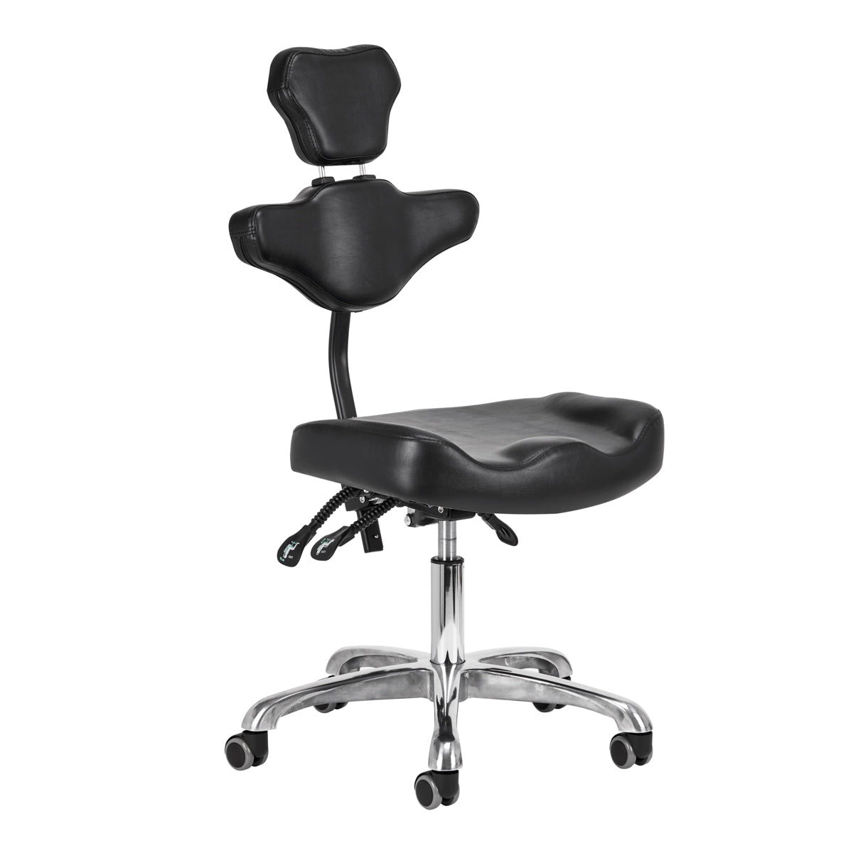 Rollhocker Höhenverstellbar Pro Ink 973 Schwarz