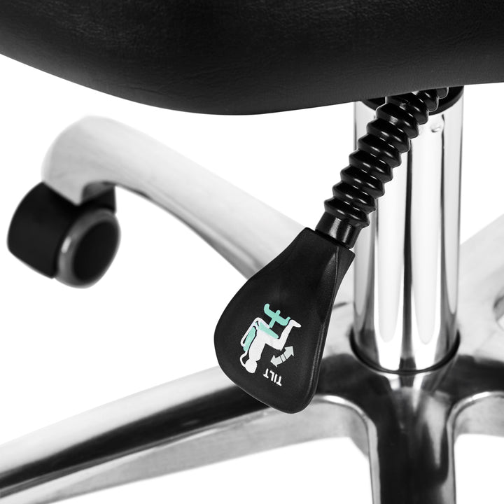Rollhocker Höhenverstellbar Pro Ink 973 Schwarz - Bild 11