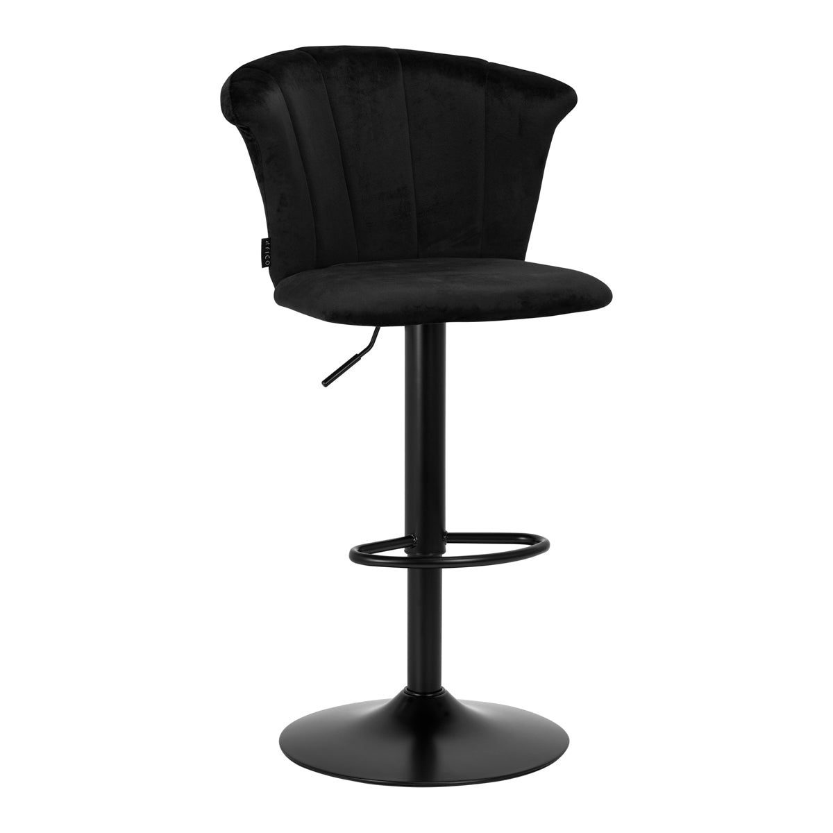 Barhocker 4Rico QS-B801 Samt Schwarz