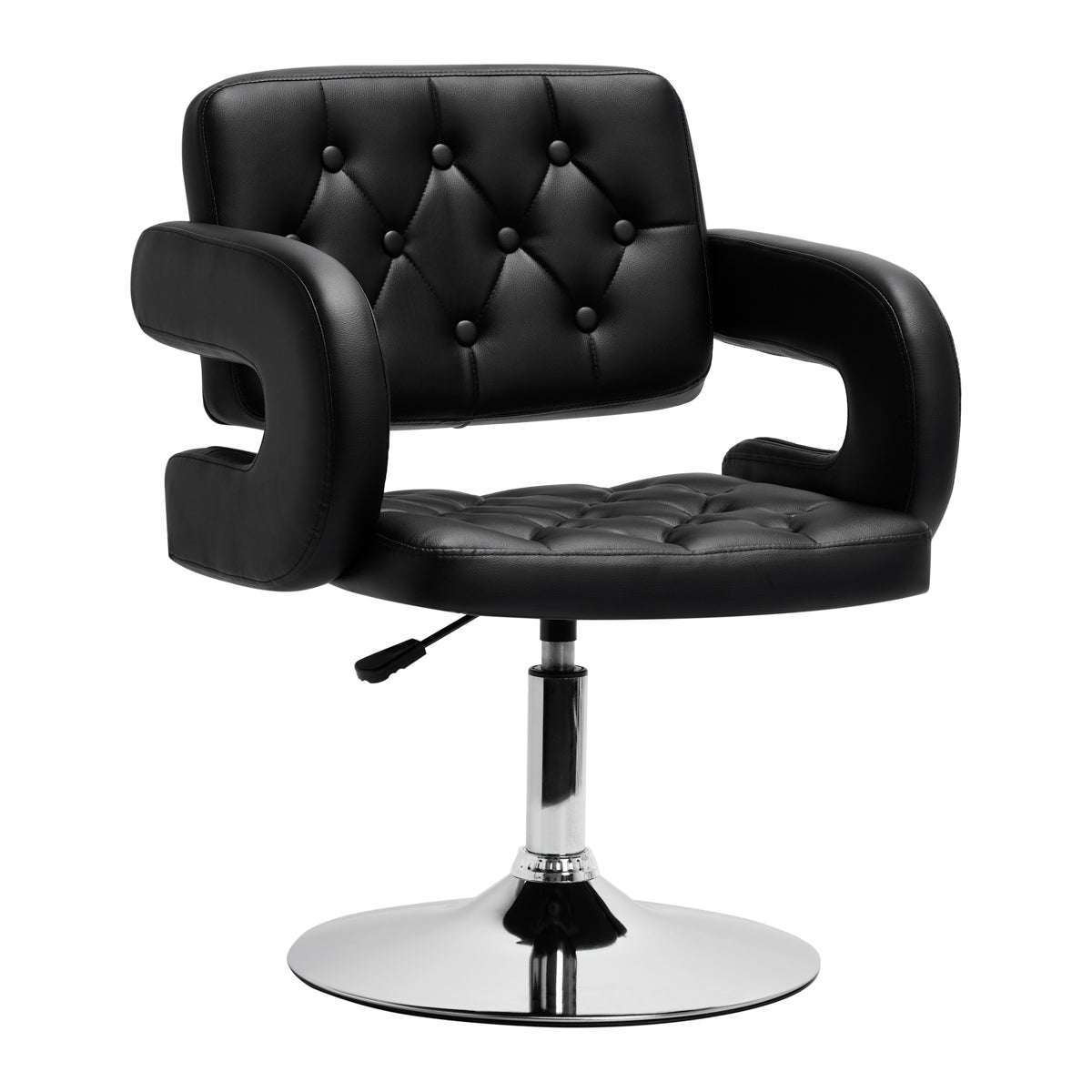 Friseurstuhl Hair System QS-B1801 Schwarz 1