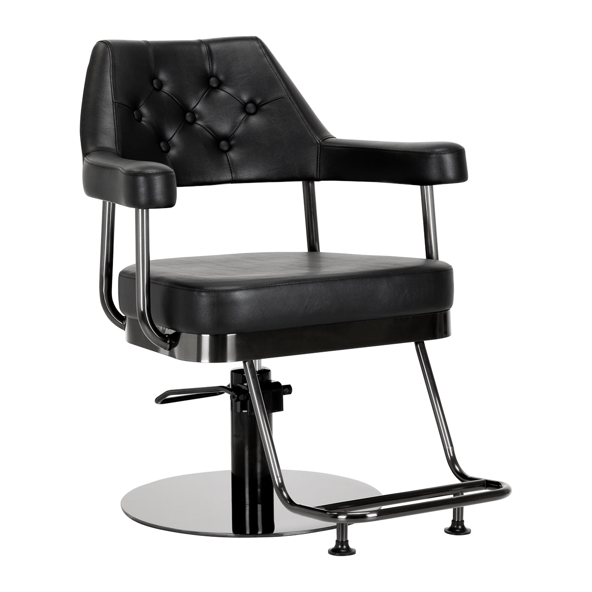 Friseurstuhl Gabbiano Granada Schwarz 1