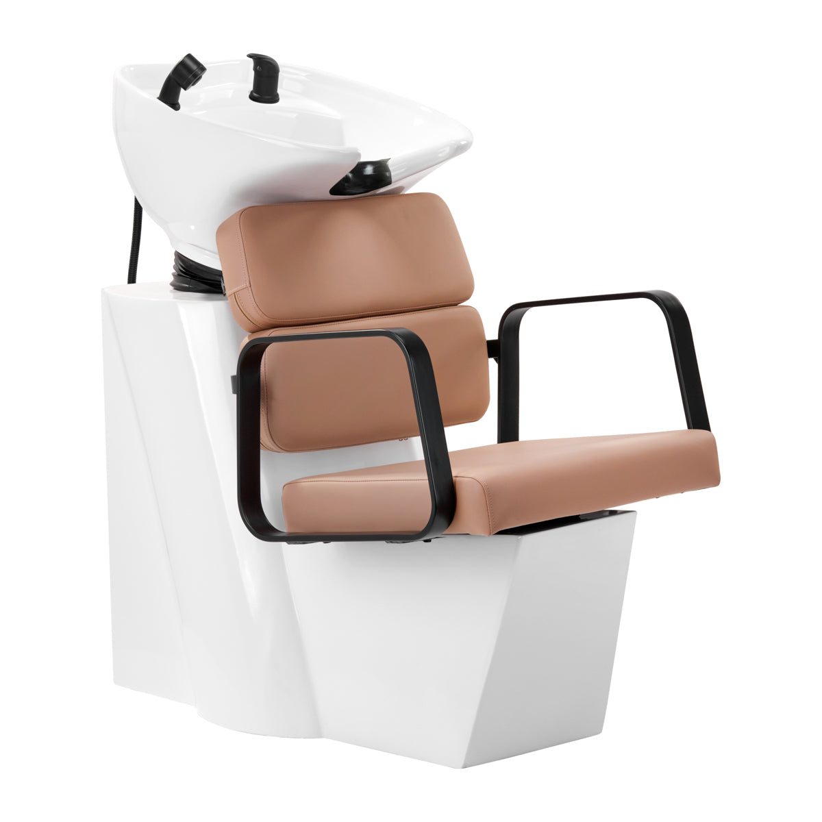 Friseur Waschbecken Gabbiano Porto Schwarz Beige