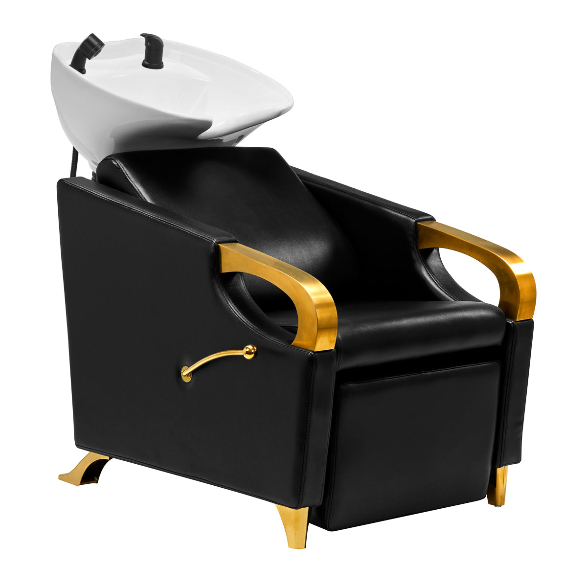Friseur Waschbecken Gabbiano C019G Gold Schwarz