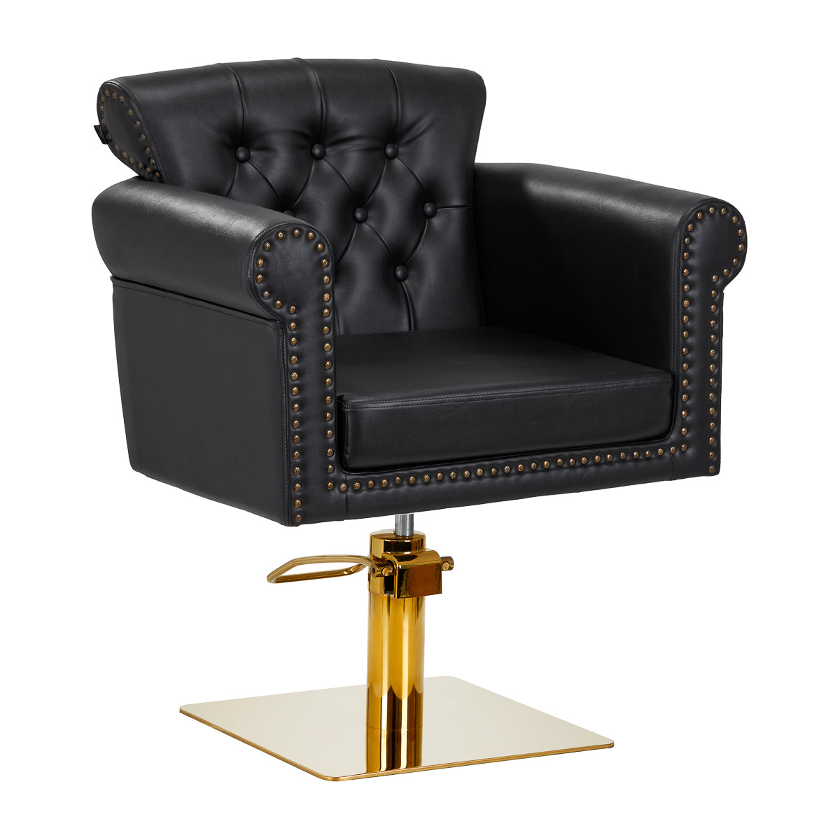 Friseurstuhl Gabbiano Berlin Gold-Schwarz