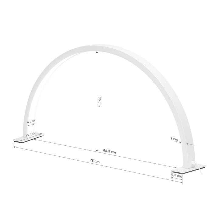 Manikurelampe LED mit einstellbarer Farb- und Lichtintensität Arche III Weiß - Bild 8