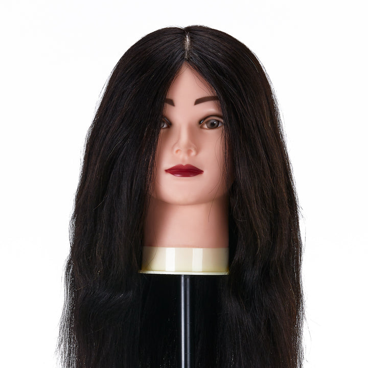 Frisierkopf Gabbiano WZ1 Echthaar 42 cm Schwarz