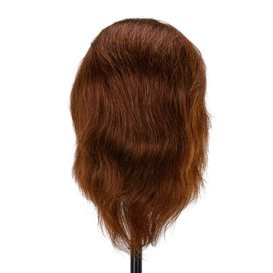 Frisierkopf Herren Gabbiano WZ3 Echthaar 20 cm Braun - Bild 3