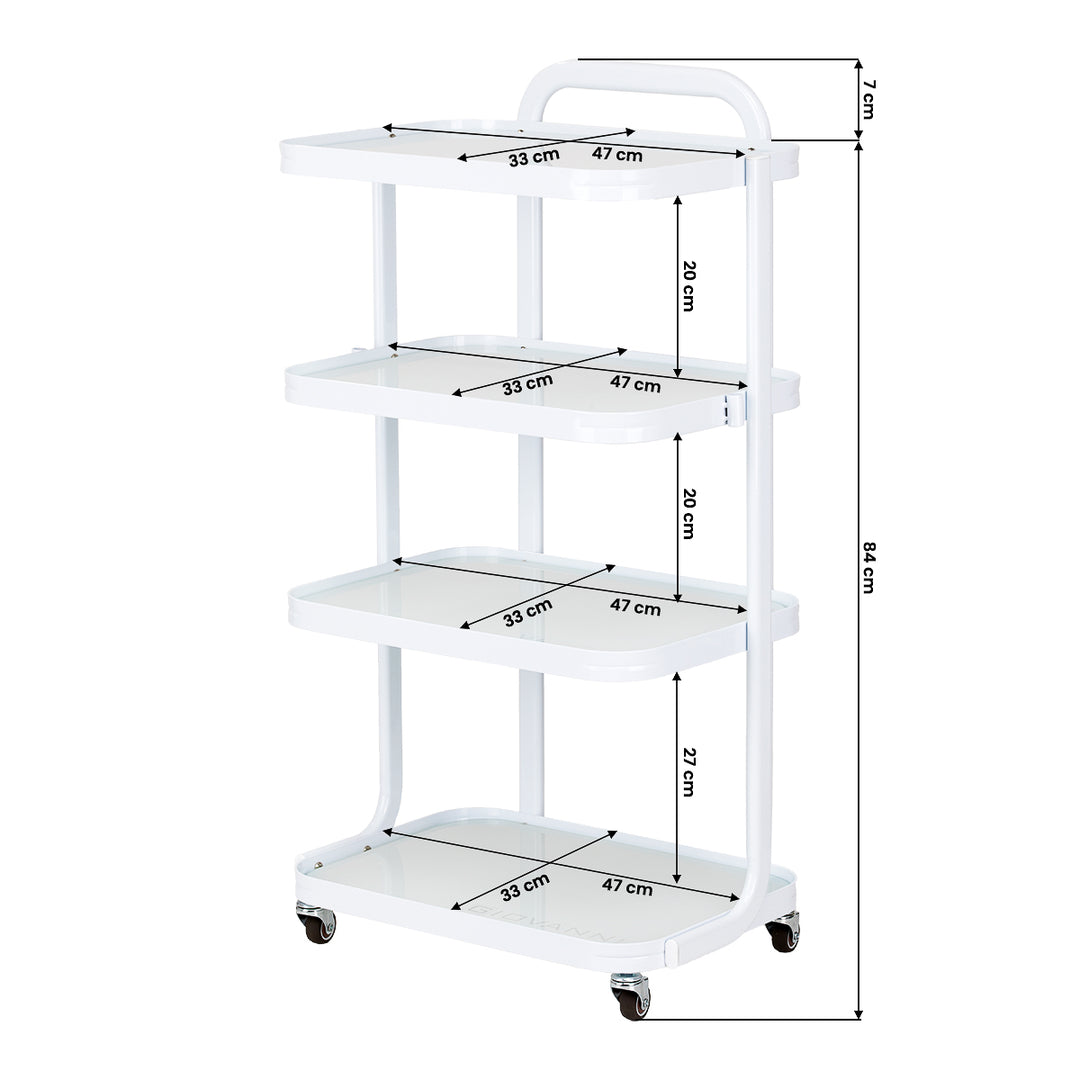 Kosmetikwagen Giovanni H6702 Weiß - Bild 9