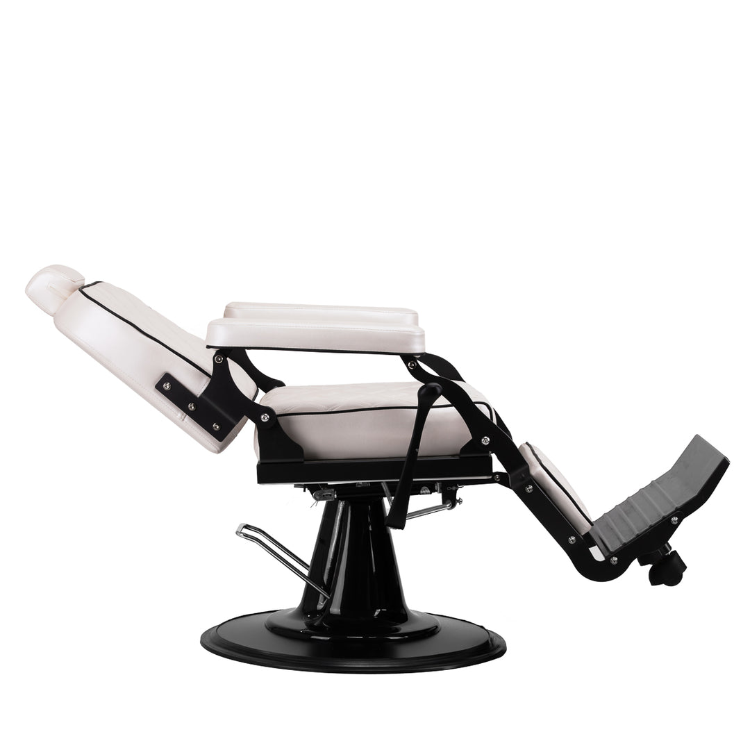 Barberstuhl Gabbiano Carlos Extra Perlweiß - Bild 5