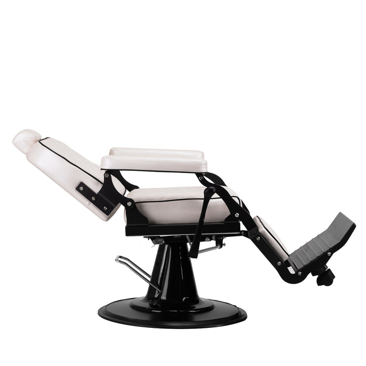 Barberstuhl Gabbiano Carlos Extra Perlweiß - Bild 5