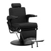 Barberstuhl Gabbiano Continental Schwarz