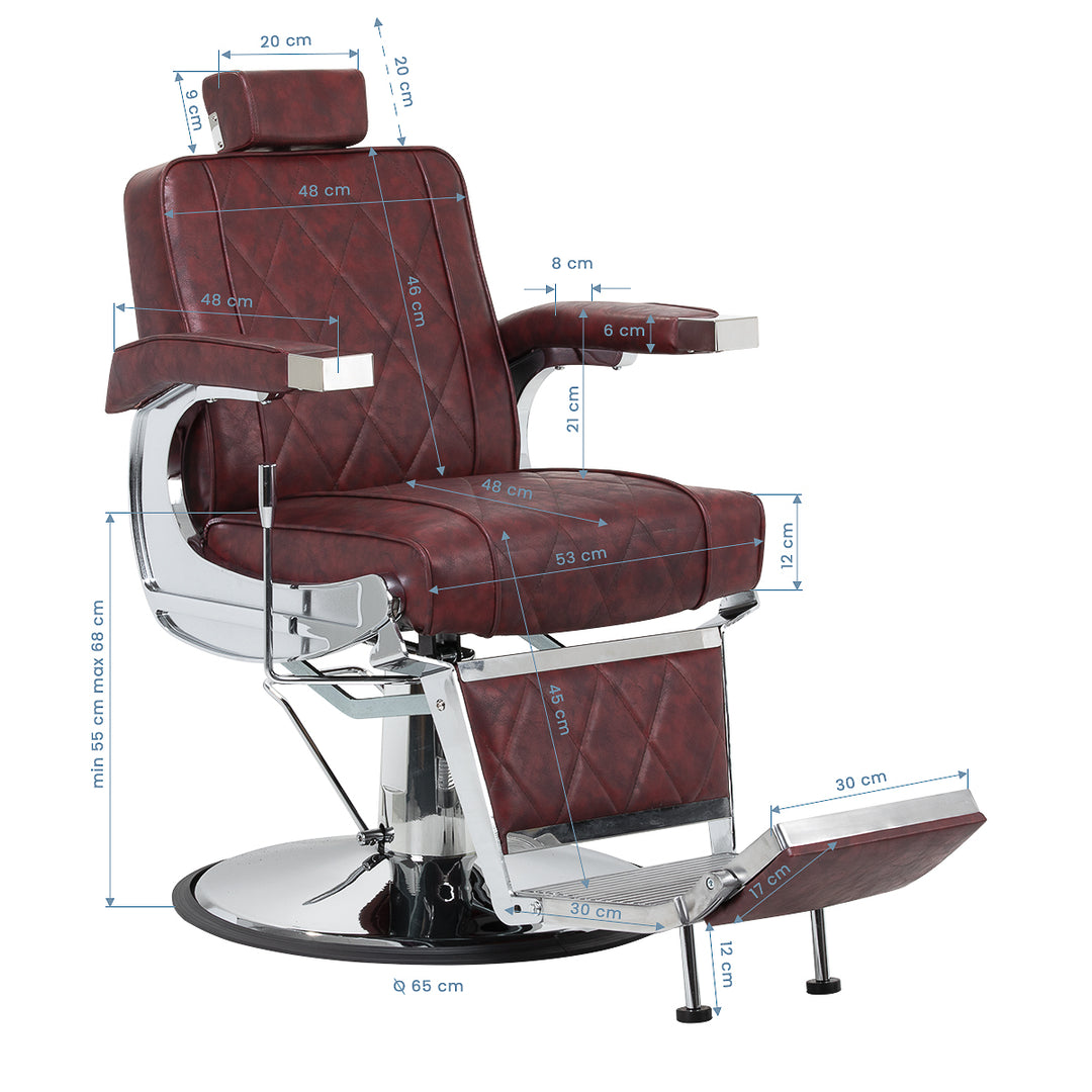 barberstuhl hair system bm88066 bordeauxrot 17