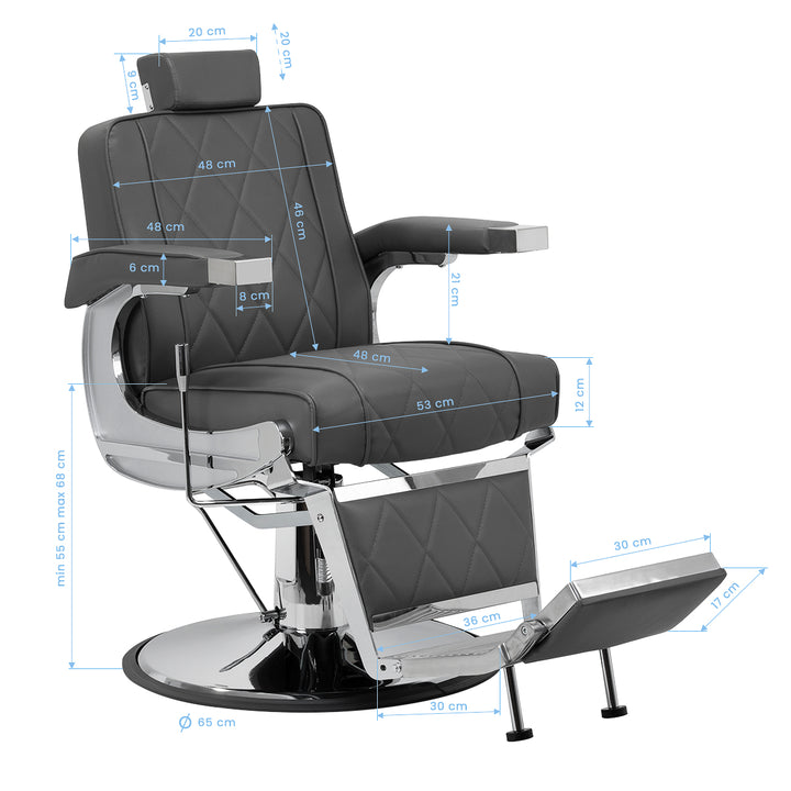 barberstuhl hair system bm88066 grau 17