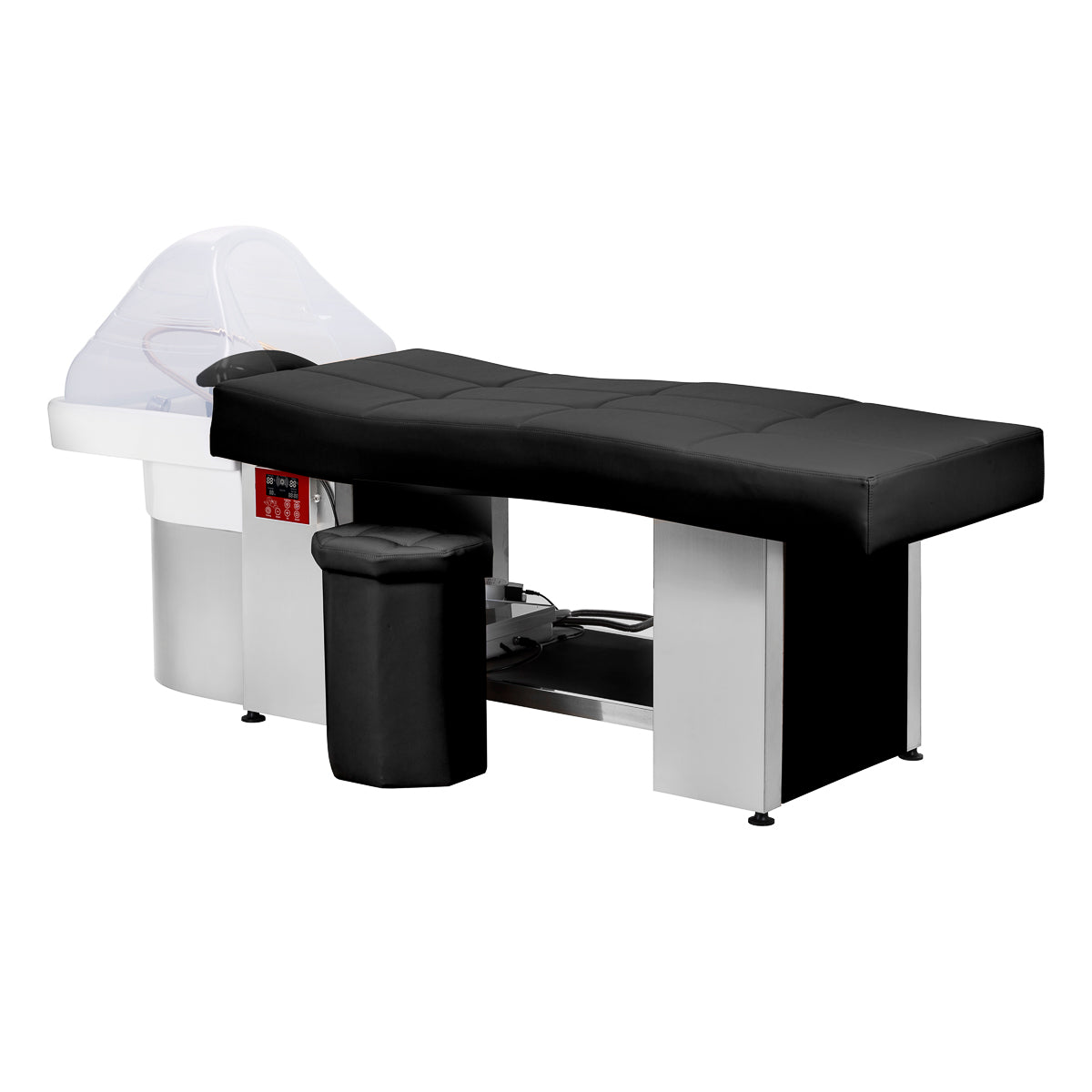 Friseur Waschbecken Gabbiano Head Spa 017 mit Liege Schwarz