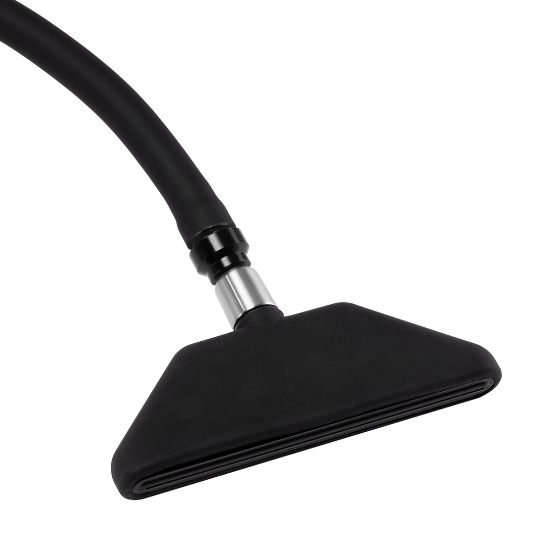Armatur mit Wasserfalldusche für Friseur Waschbecken Gabbiano Chrom-Schwarz - Bild 6