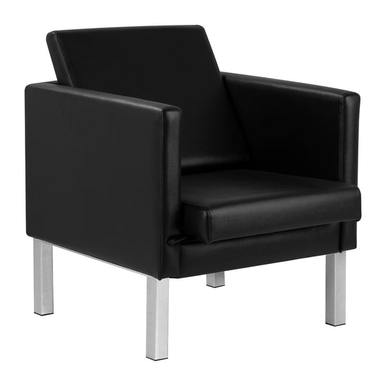 Wartezimmer Sessel Gabbiano BM18011 Schwarz