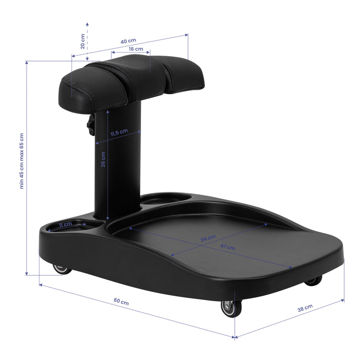 Friseurwagen Fußbadewanne Azzurro Schwarz - Bild 10