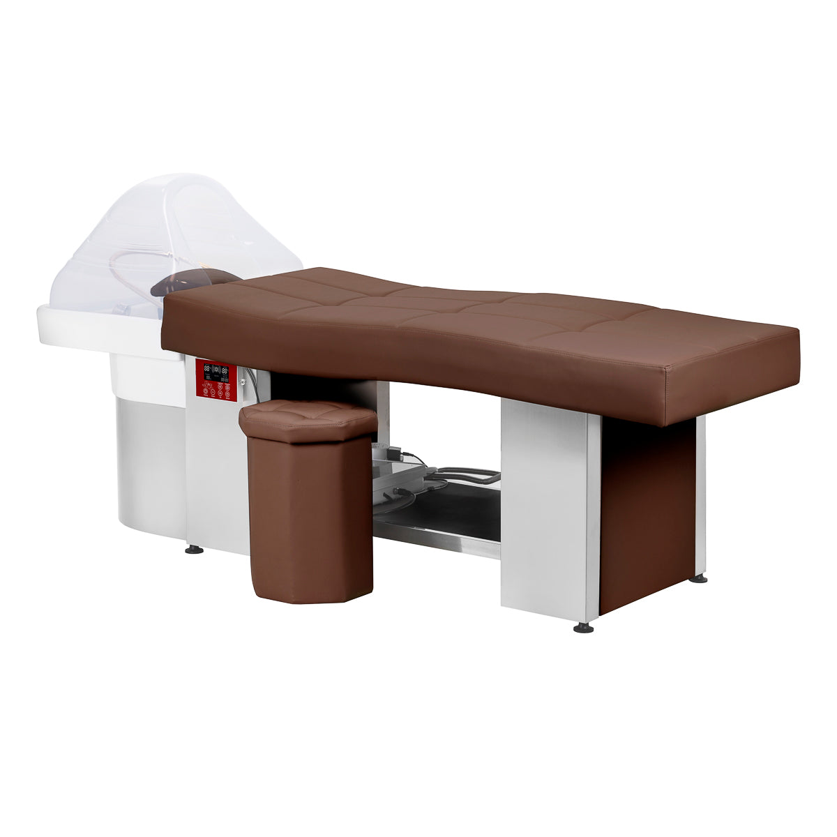 Friseur Waschbecken Gabbiano Head Spa 017 mit Liege Braun