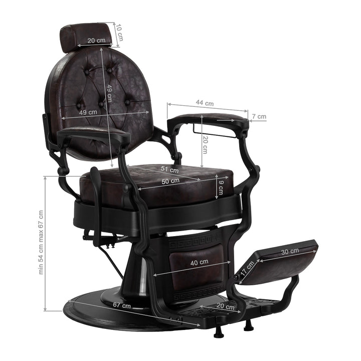 barberstuhl gabbiano president braun 17