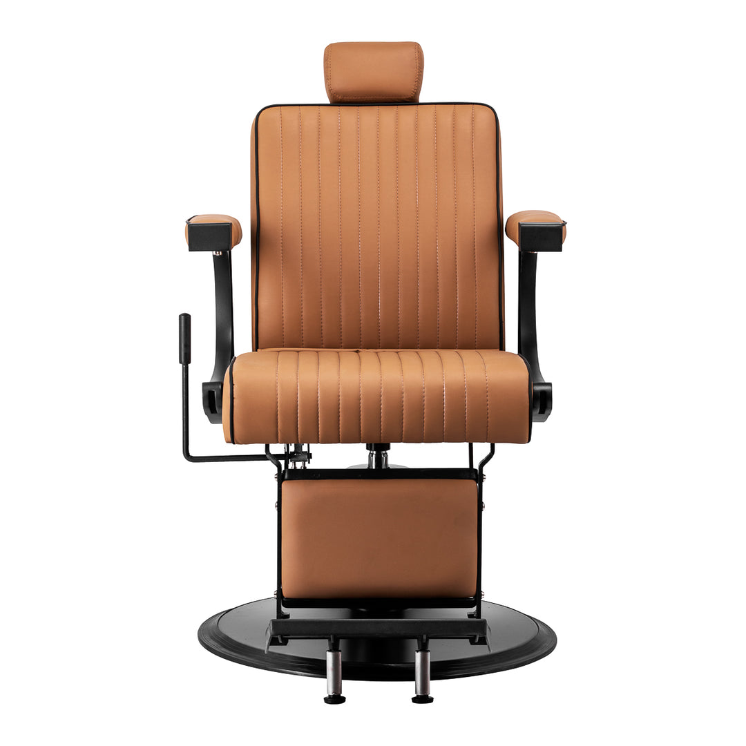 Barberstuhl Gabbiano Visionerio Braun‑Schwarz - Bild 2