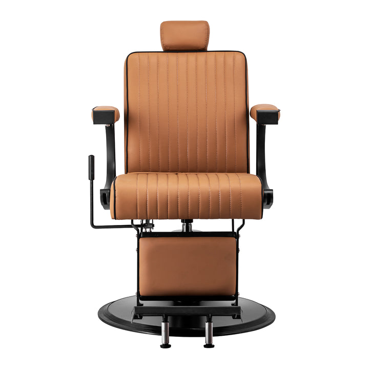 Barberstuhl Gabbiano Visionerio Braun‑Schwarz - Bild 2
