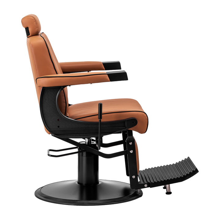 Barberstuhl Gabbiano Visionerio Braun‑Schwarz - Bild 4