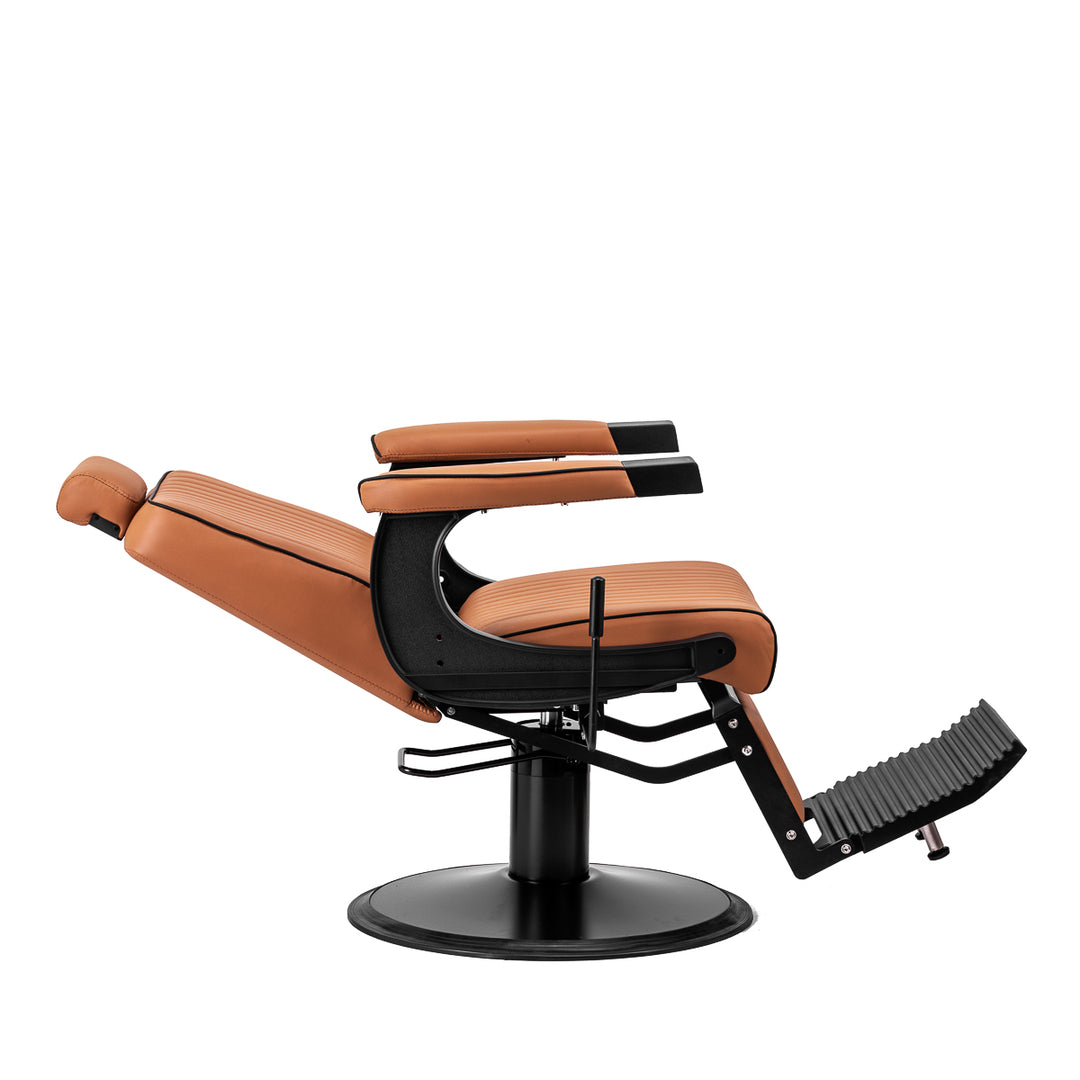 Barberstuhl Gabbiano Visionerio Braun‑Schwarz - Bild 5