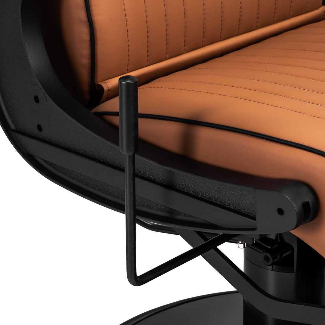 Barberstuhl Gabbiano Visionerio Braun‑Schwarz - Bild 6