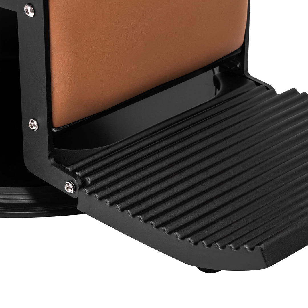 Barberstuhl Gabbiano Visionerio Braun‑Schwarz - Bild 9