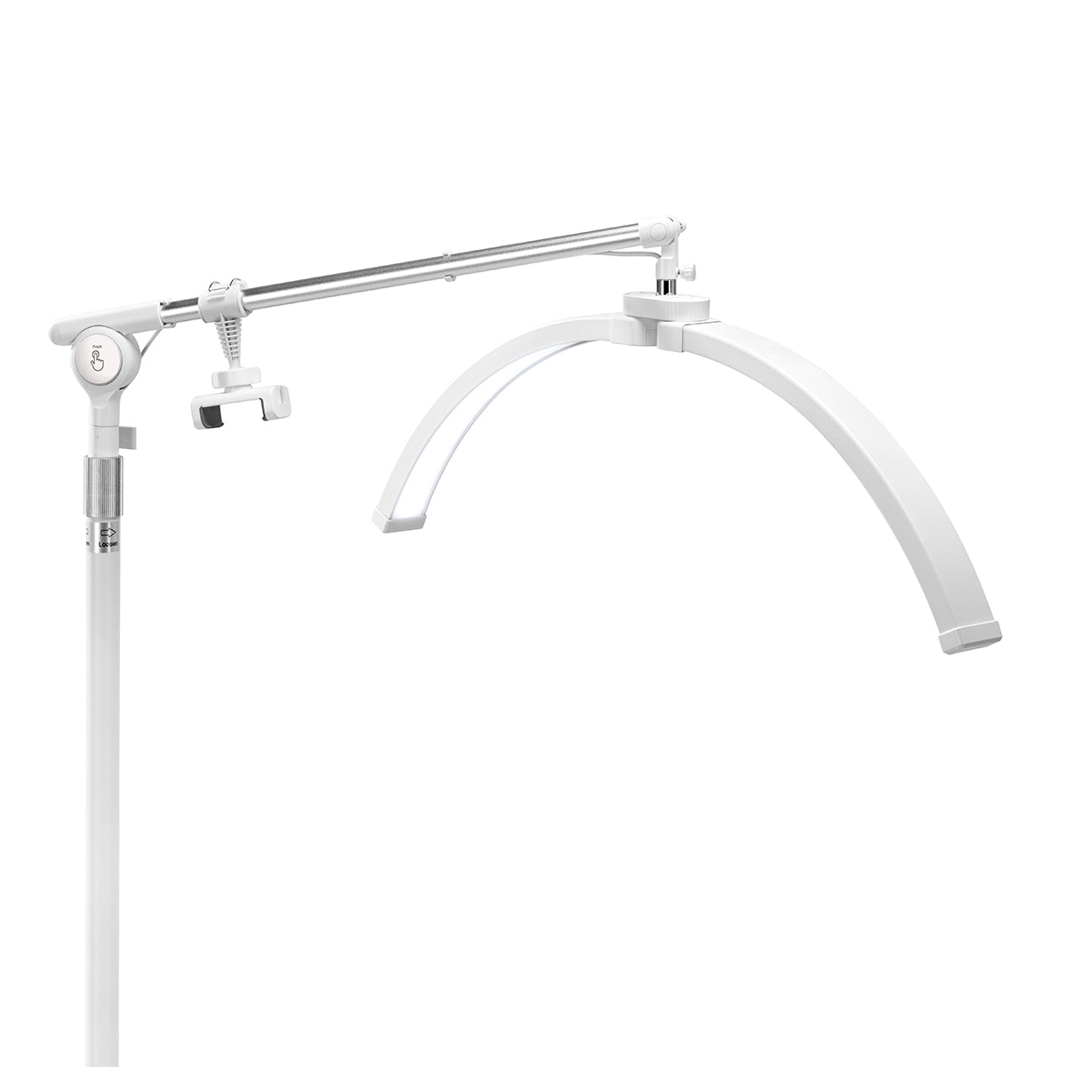 Wimpernlampe LED mit Stativ und einstellbarer Farb- und Lichtintensität Glow Weiß