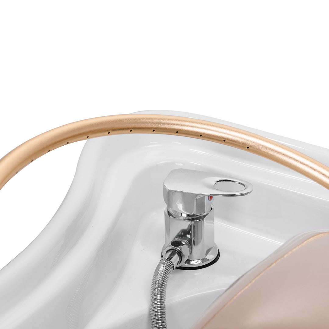 Friseur Waschbecken Gabbiano Head Spa 017B mit Liege Beige - Bild 9