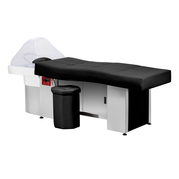 Friseur Waschbecken Gabbiano Head Spa 017B mit Liege Schwarz