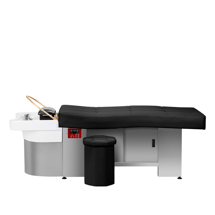 Friseur Waschbecken Gabbiano Head Spa 017B mit Liege Schwarz - Bild 17