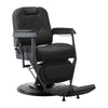 Barberstuhl Gabbiano Bruno Schwarz-Grau