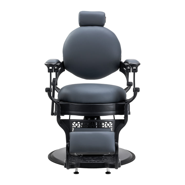 Barberstuhl Gabbiano Niccolo Grafit‑Schwarz ohne Knöpfe - Bild 2
