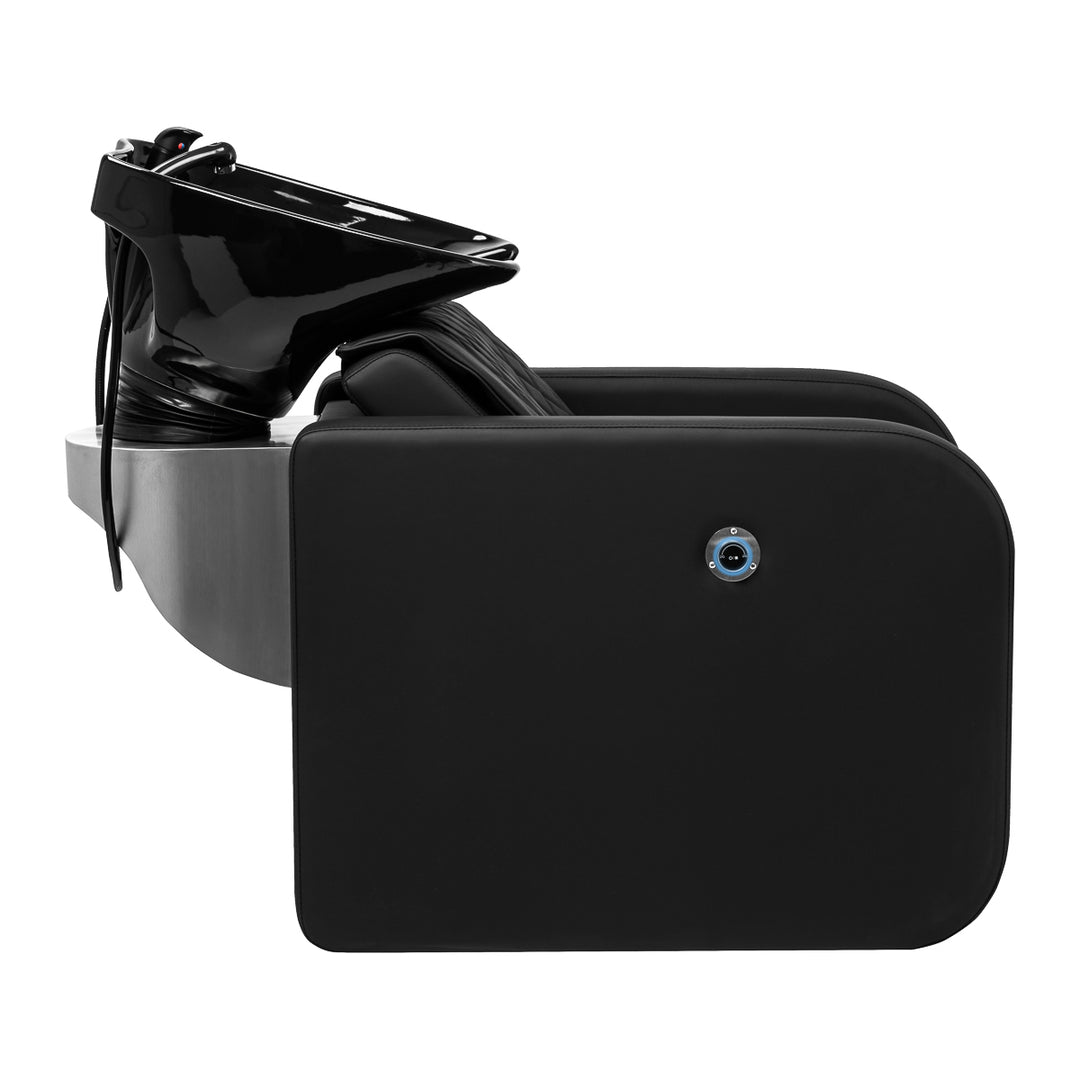 Waschanlage Gabbiano Sylvia mit Elektrischer Beinauflage und Massage Schwarz 2