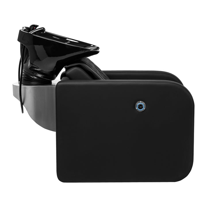 Waschanlage Gabbiano Sylvia mit Elektrischer Beinauflage und Massage Schwarz 2