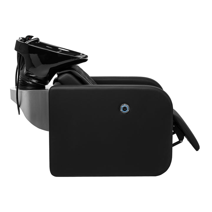 Waschanlage Gabbiano Sylvia mit Elektrischer Beinauflage und Massage Schwarz 3